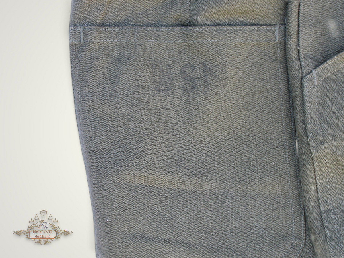 US WW2 - Pantalon HBT N3 daté 1943 - Neuf !