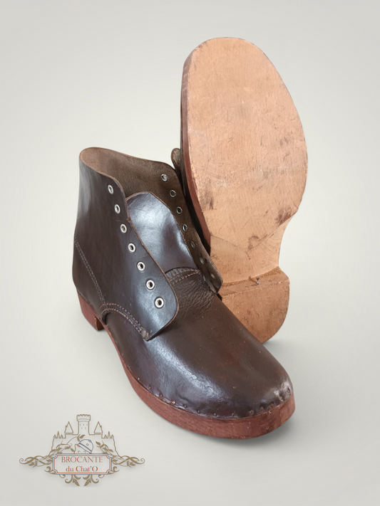 France 1900-50's - Brodequins-galoches