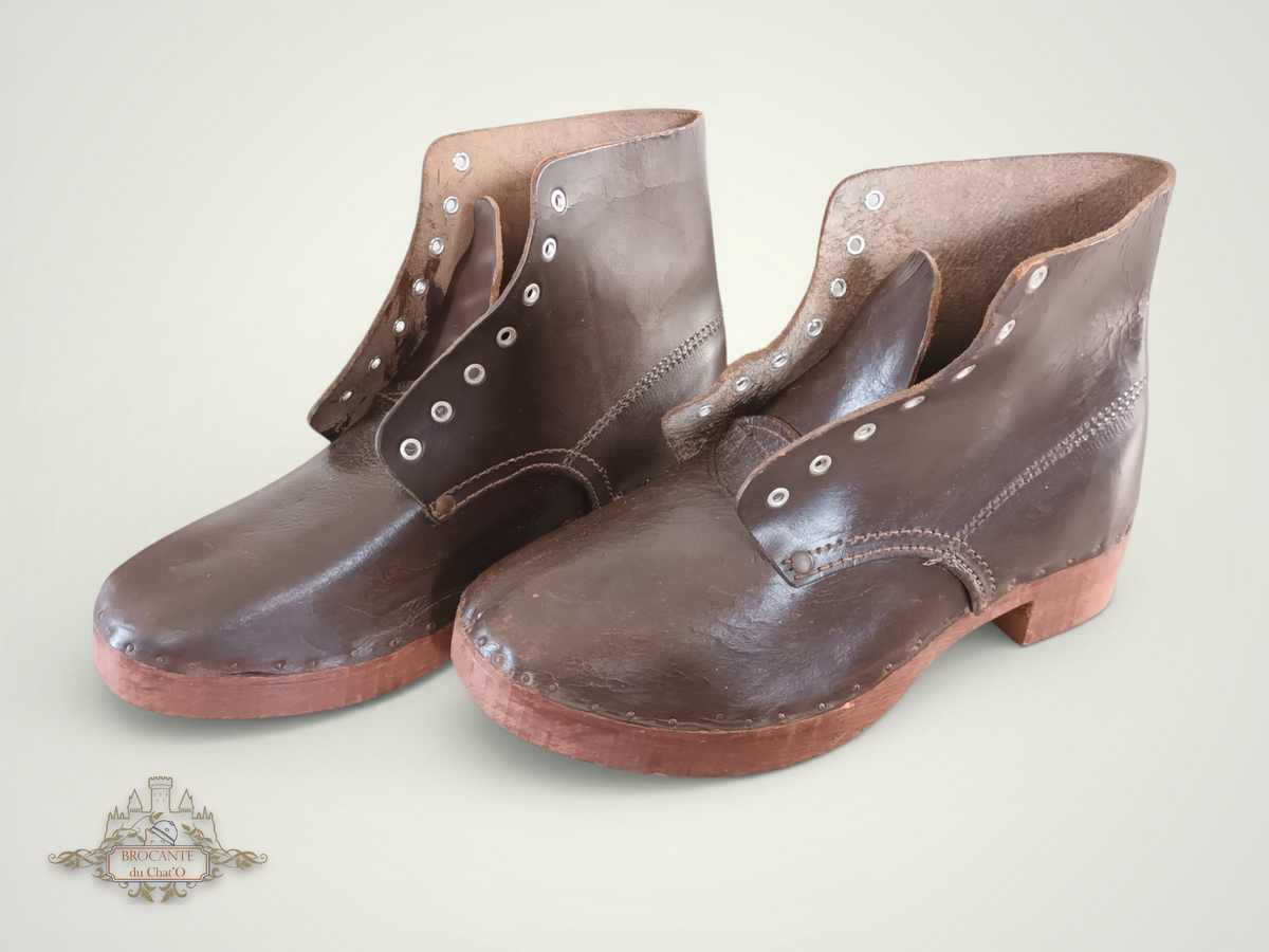Frankreich 1900-50er Jahre - Brodequins-galoches