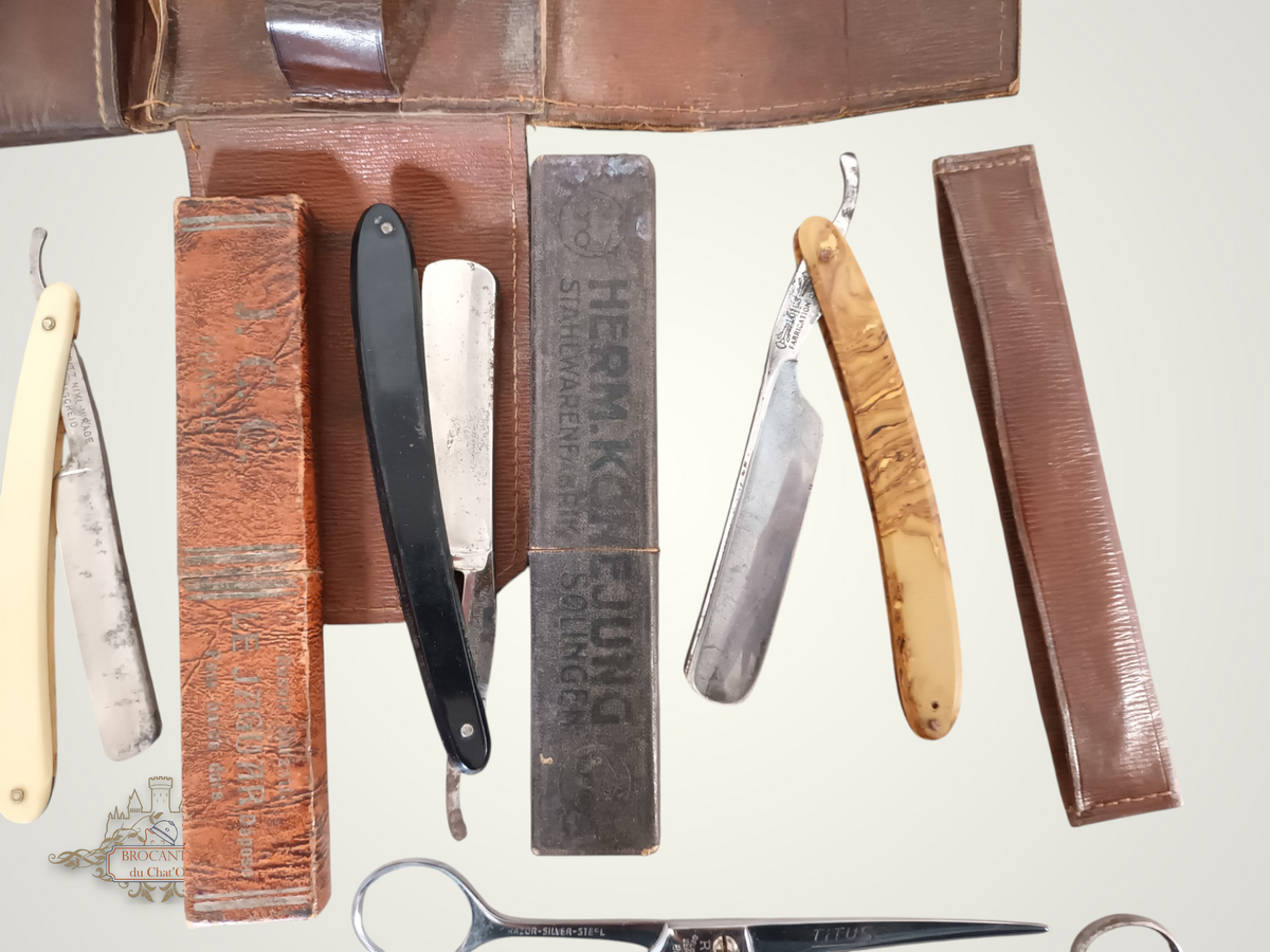 1900-50s - Barber's shaving set