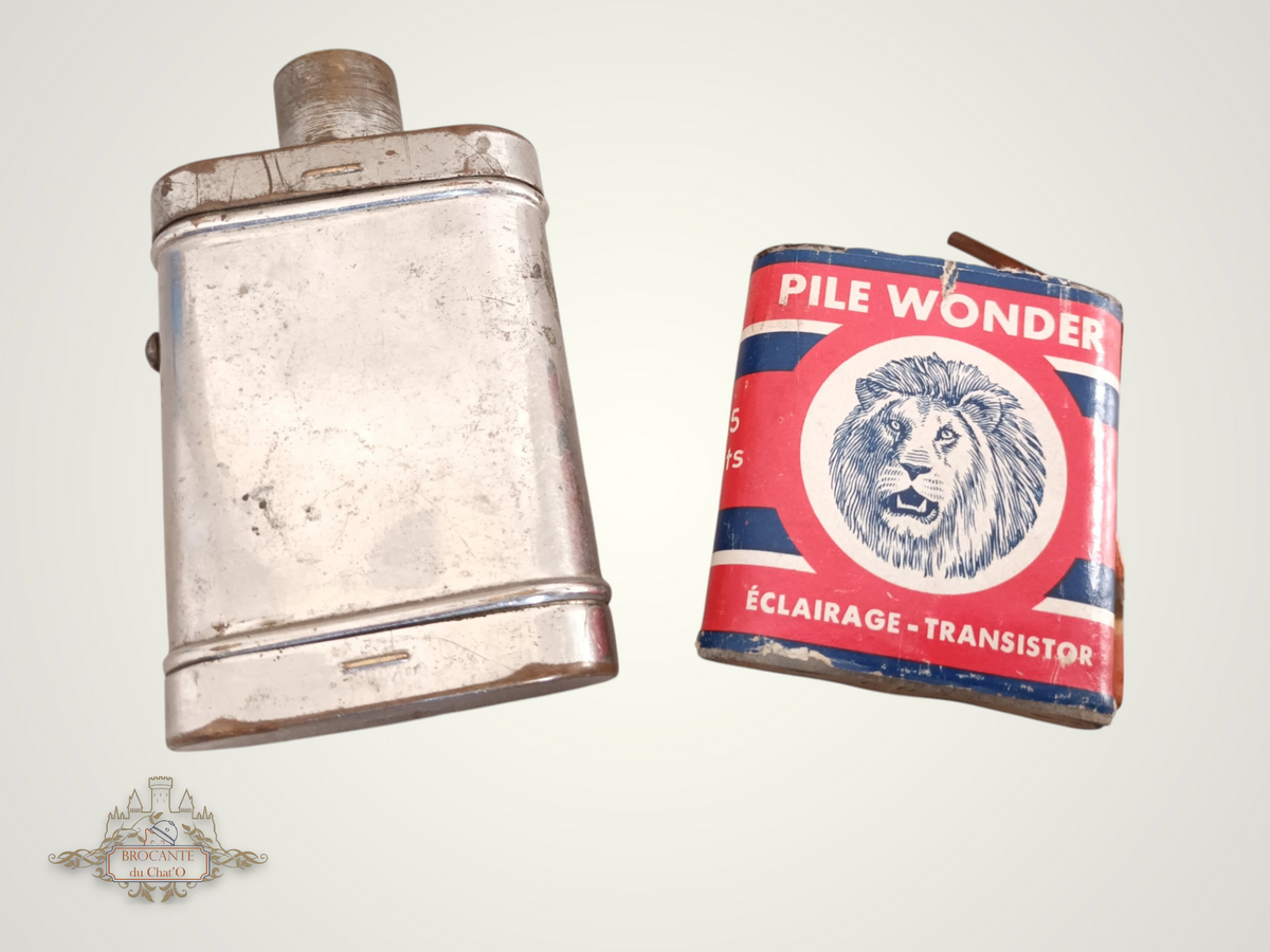 1930-50's - Lampe de poche avec pile Wonder