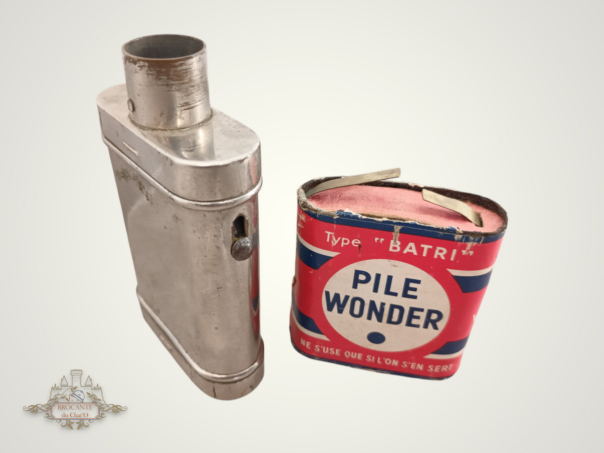 1930-50's - Lampe de poche avec pile Wonder