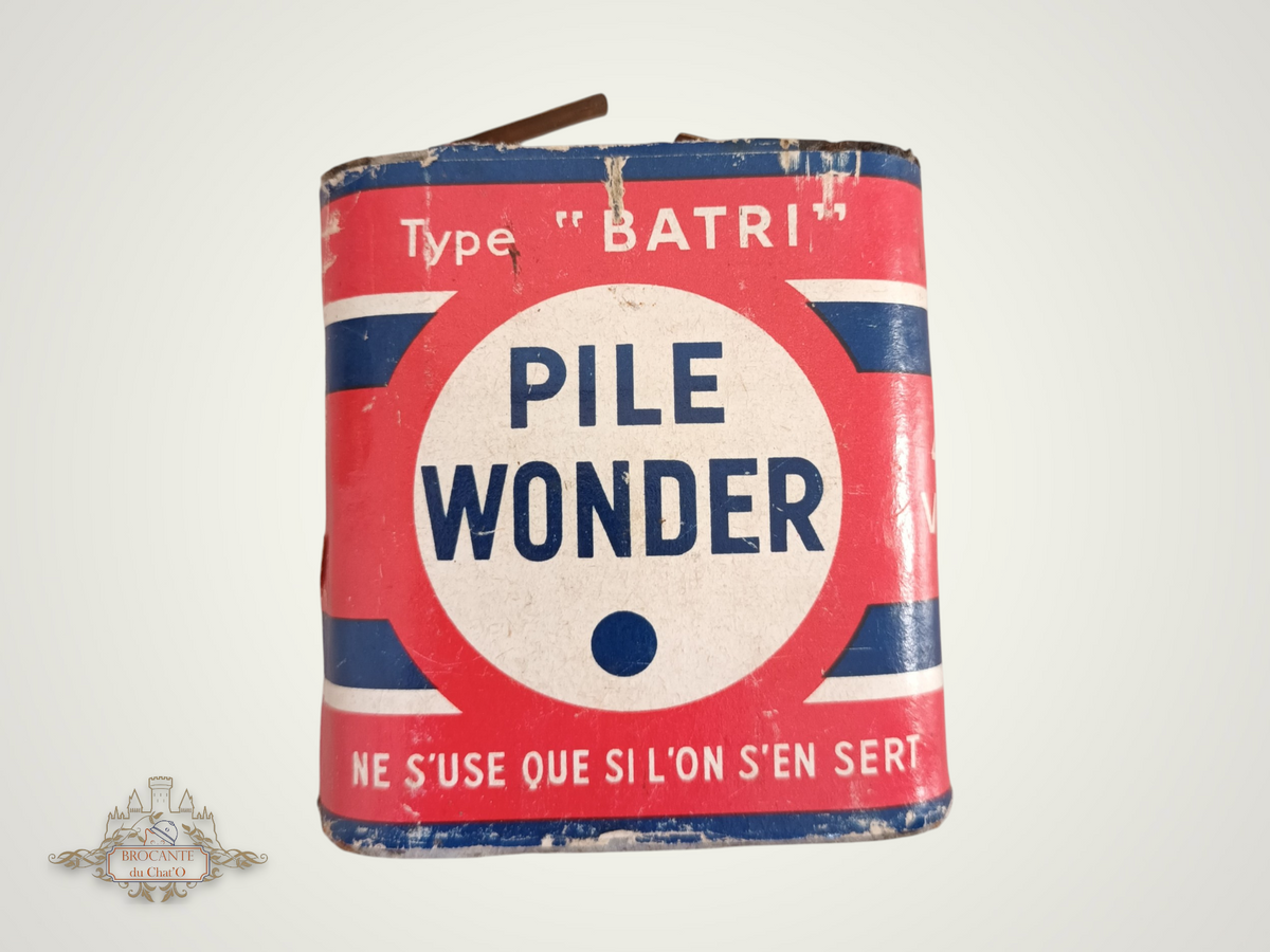 1930-50's - Lampe de poche avec pile Wonder