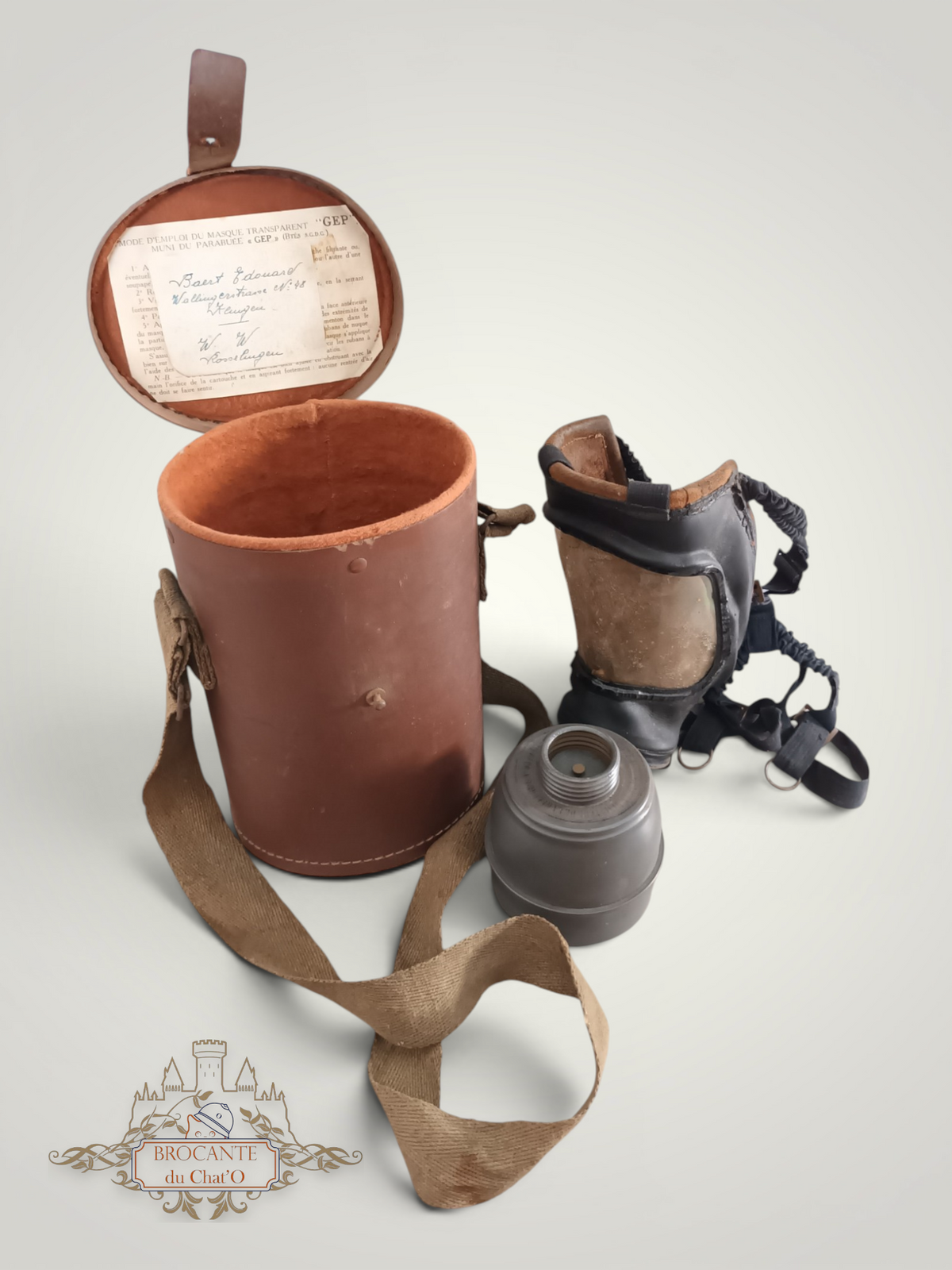 Frankreich 1939-45 - GEP-Gasmaske für den Zivilschutz