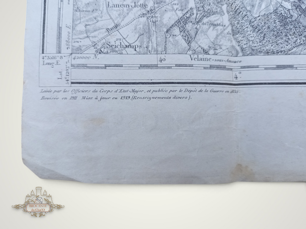 France 1918 - Porte-documents avec cartes allemandes