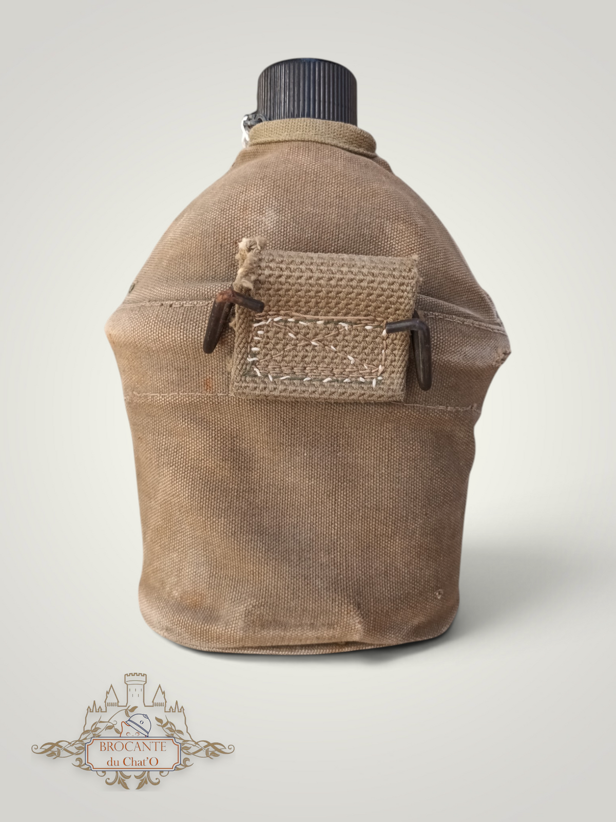 US WW2 - Gourde USMC rabats croisés complète