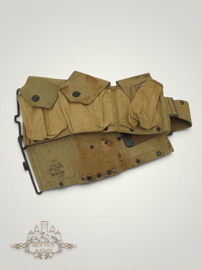 US WW1 - Ceinturon-cartouchière tireur FM BAR