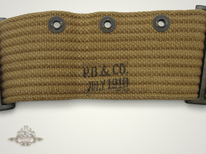 US WW1 - Ceinturon-cartouchière tireur FM BAR